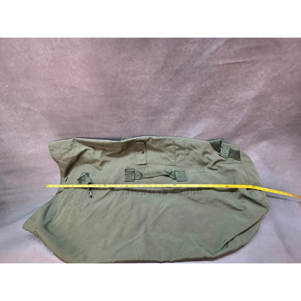 US Military Style Canvas Duffle Bag Olive Drab Green Backpack Sea Bag 36 Inch
